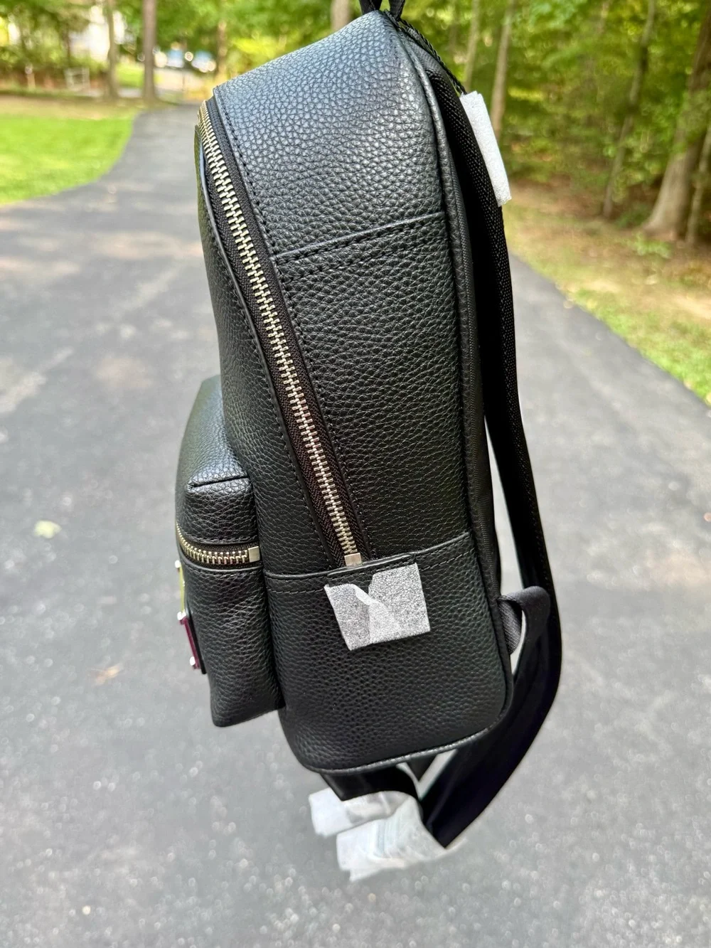 Marc Jacobs Black Pebbled Leather Everyday Backpack